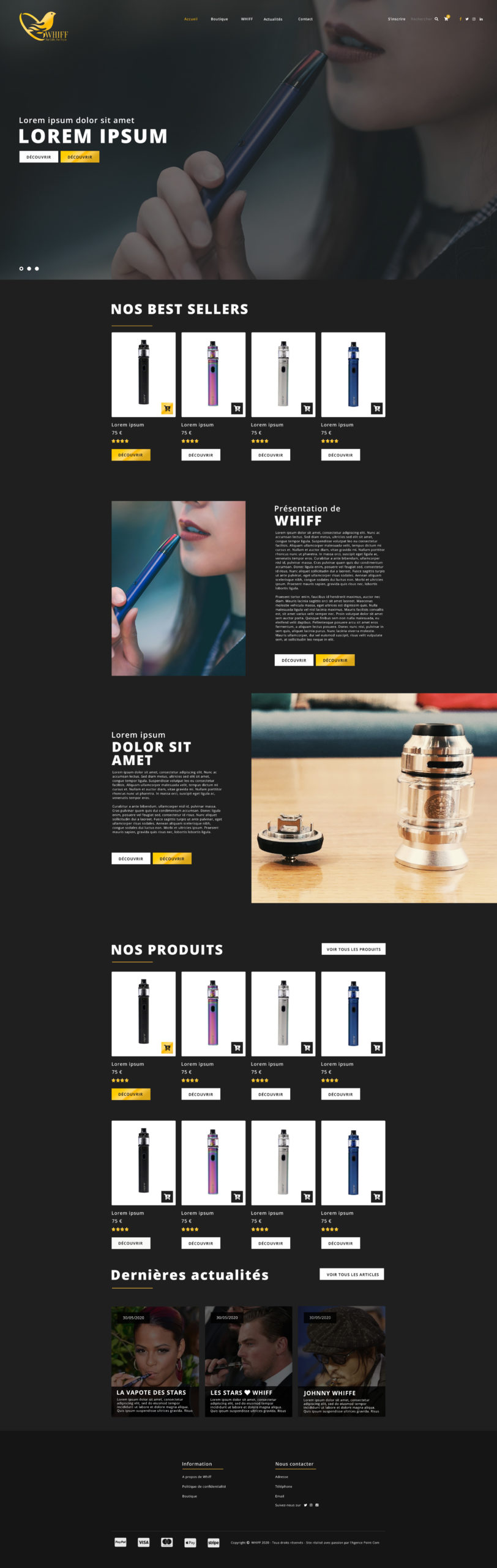 MAQUETTE-WEB-DESIGN-WHIFF-PAGE-ACCUEIL